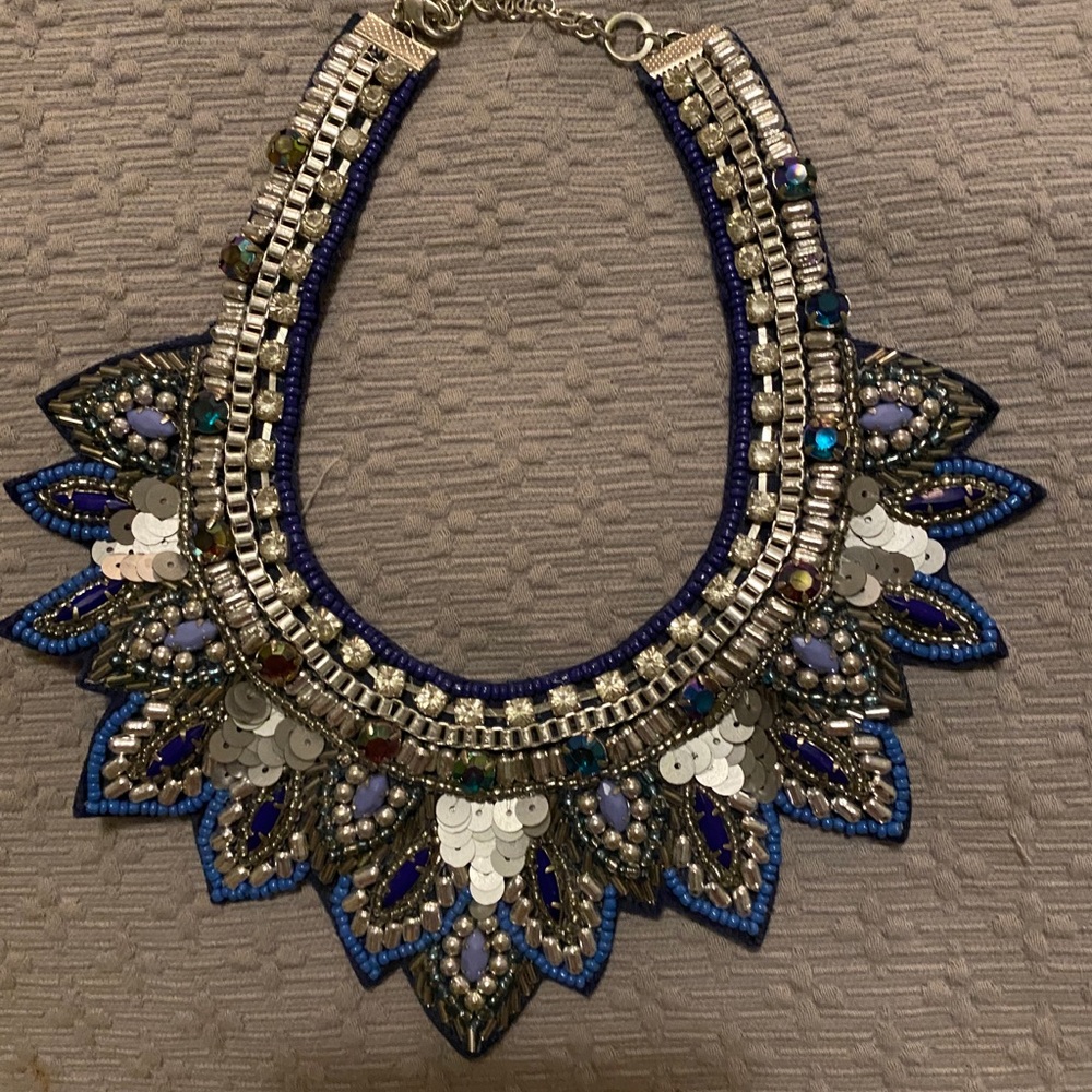 Blue necklace